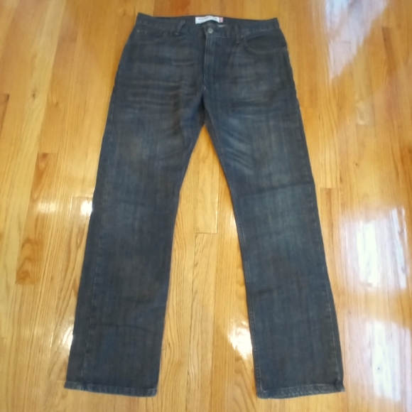 LEVI STRAUSS Straight Fit Black Jeans - Picture 1 of 8